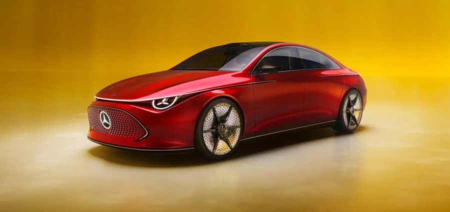 Mercedes-Benz CLA Concept — стильный электрический седан с запасом хода 750 километров.