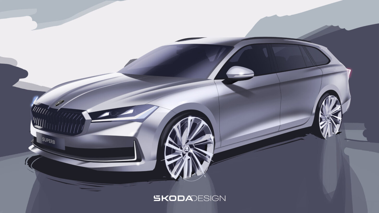 Skoda Superb нового поколения в кузовах лифтбек и универсал официально рассекретили на фото: секретов больше нет