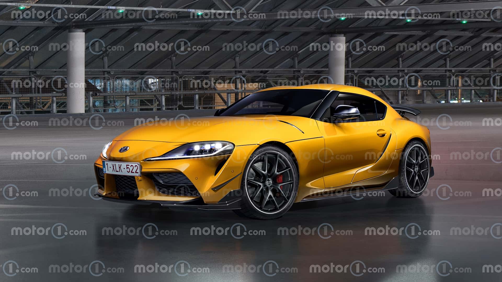 Toyota Supra GRMN 2024 показана на неофициальных рендерах