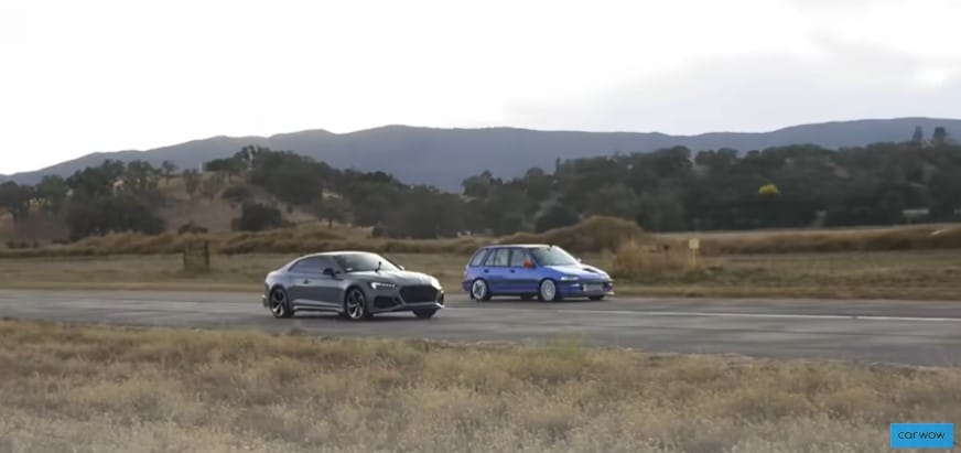 Audi RS5 против тюнингованной Bisimoto Honda Civic