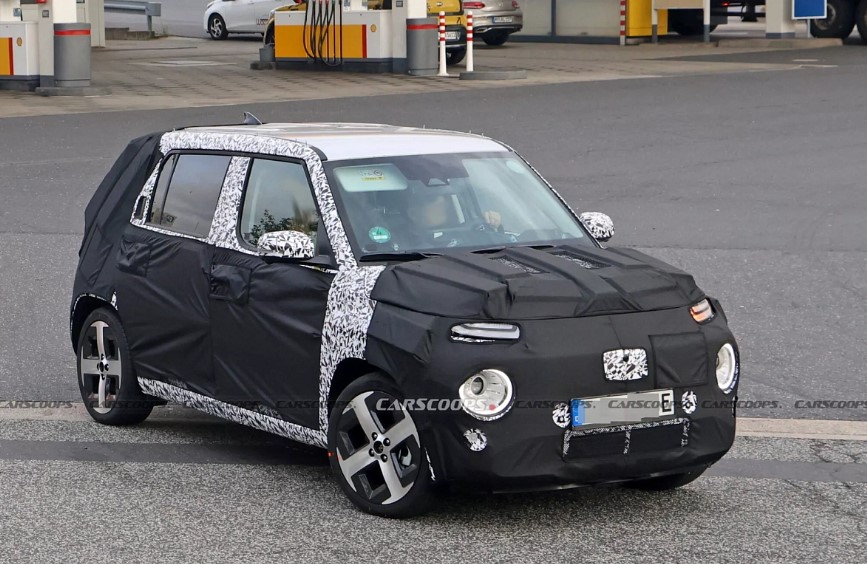Hyundai Casper 2024 показан на шпионских фотографиях