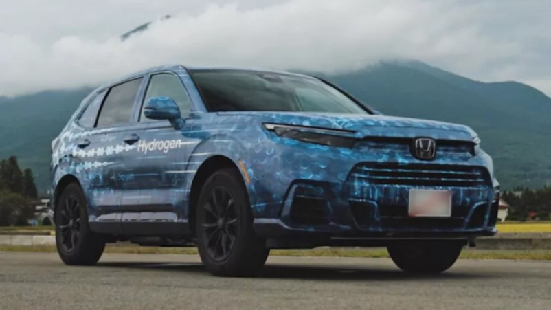 Honda CR-V 2025 года в водородной версии показана на видео