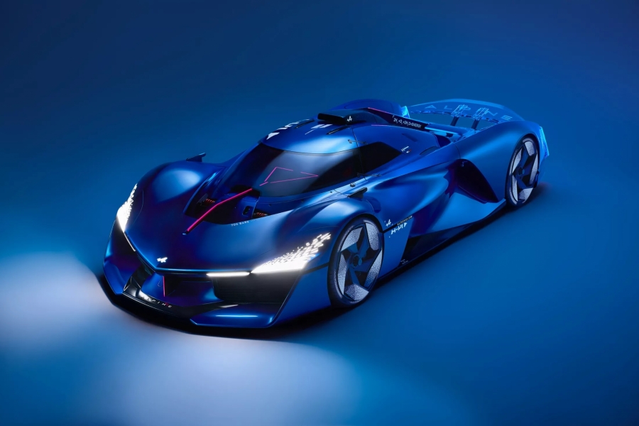 Alpine Alpenglow Hy4 — концепт водородного гоночного автомобиля для Ле-Мана