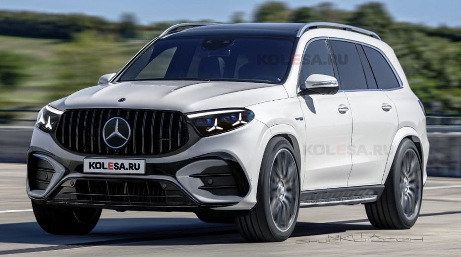 Mercedes-AMG GLS 63 2025 представлен на неофициальных изображениях